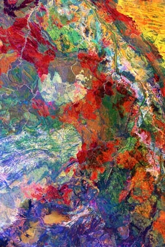 Abstract Paint Mix