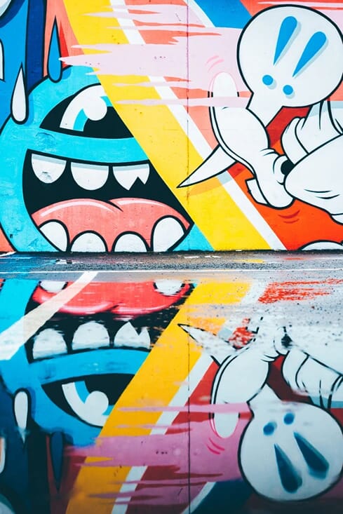 Graffiti Reflection