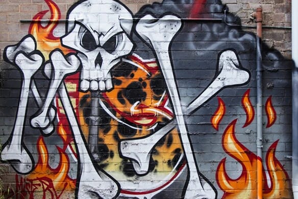 Graffiti Skull