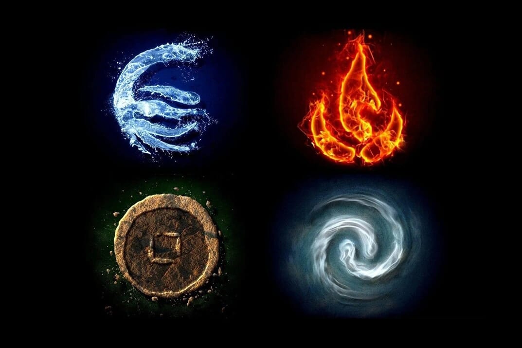 The Last Airbender Earth Water Fire Air